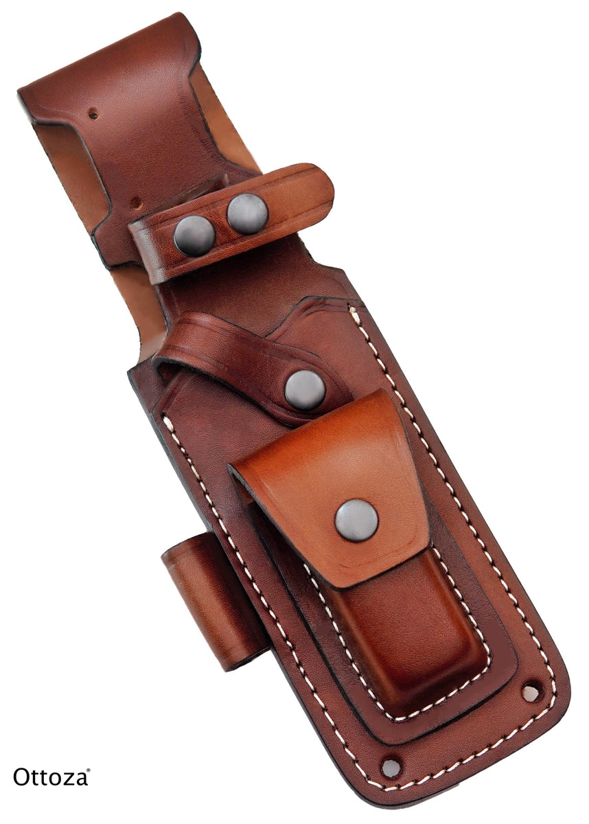 Ottoza Handmade Leather Knife Sheath SIDE DRAW Knife Sheath No:207