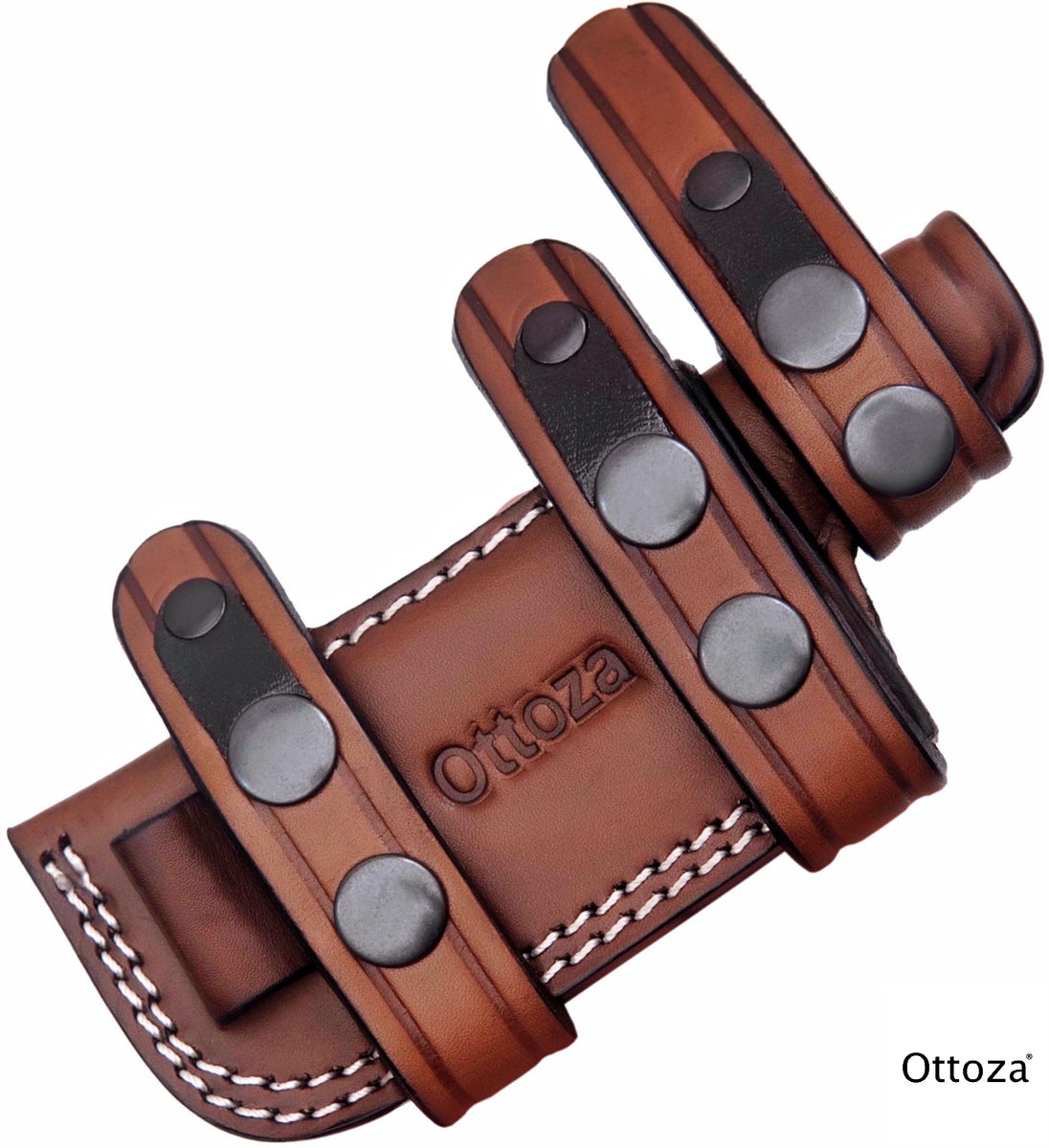 Ottoza Handmade SMALL Leather Knife Sheath RIGHT Hand Knife Sheath No: