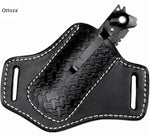 Ottoza Cross Draw Leather Knife Sheath Pocket Knife Sheath No:420
