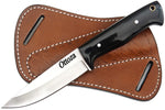 Ottoza 1095 High Carbon Steel Bushcraft Knife & Cow Horn Handle No:399