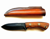 Ottoza Handmade Small Bushcraft / Hunting Knife & Walnut Wood Handle No:370