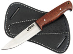 Ottoza 1095 High Carbon Steel Bushcraft Knife & Ballad Wood Handle No:395