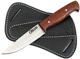 Ottoza 1095 High Carbon Steel Bushcraft Knife & Ballad Wood Handle No:395