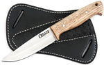 Ottoza 1095 High Carbon Steel Bushcraft Knife & Ash Wood Handle No:394