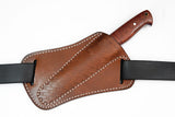 Ottoza 1095 High Carbon Steel Bushcraft Knife & Ballad Wood Handle No:404