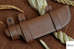 Ottoza Handmade Leather Knife Sheath RIGHT Hand Knife Sheath No:39