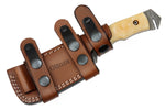 Ottoza Handmade 1095 Carbon Steel Hunting Knife & Bone Handle No:380