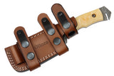 Ottoza Handmade 1095 Carbon Steel Hunting Knife & Bone Handle No:380