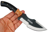 Ottoza Handmade D2 Steel Tracker Knife with Cow Horn & Olive Wood Handle No:204