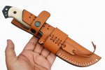 Ottoza Handmade 1095 Carbon Steel Hunting Knife & Bone Handle No:324