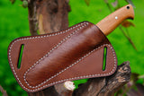 Ottoza 1095 High Carbon Steel Bushcraft Knife & Olive Wood Handle No:405