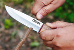 Ottoza 1095 High Carbon Steel Bushcraft Knife & Musket Wood Handle No:393