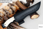 Ottoza Handmade Leather Knife Sheath SIDE DRAW Knife Sheath No:221