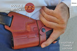 Ottoza Leather Gun Holster for GLOCK (17/19/19X/23) RIGHT Hand Holster No:351