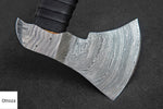 Ottoza Damascus Viking Axe - Tomahawk Axe - Camping Axe - Damascus Axe No:260