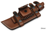 Ottoza Handmade Leather Knife Sheath RIGHT Hand Knife Sheath No:103