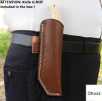 Ottoza Handmade Leather Knife Sheath SIDE DRAW Knife Sheath No:206
