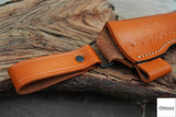 Ottoza Handmade Leather Knife Sheath SIDE DRAW Knife Sheath No:74