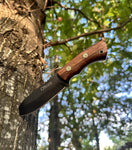 Ottoza Handmade Small Bushcraft / Hunting Knife & Walnut Wood Handle No:370