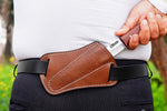 Ottoza 1095 High Carbon Steel Bushcraft Knife & Ballad Wood Handle No:404