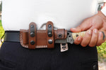 Ottoza Handmade 1095 Carbon Steel Hunting Knife & Bone Handle No:380
