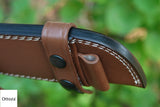 Ottoza Handmade Leather Knife Sheath RIGHT Hand Knife Sheath No:39