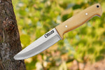 Ottoza 1095 High Carbon Steel Bushcraft Knife & Bone Handle No:391