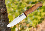 Ottoza 1095 High Carbon Steel Bushcraft Knife & Musket Wood Handle No:393