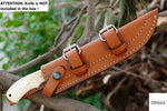 Ottoza Handmade Leather Knife Sheath SIDE DRAW Knife Sheath No:75