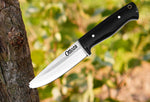 Ottoza 1095 High Carbon Steel Bushcraft Knife & Cow Horn Handle No:399