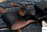 Ottoza Handmade Leather Knife Sheath SIDE DRAW Knife Sheath No:352