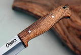 Ottoza 1095 High Carbon Steel Bushcraft Knife & Musket Wood Handle No:393