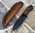 Ottoza Handmade Small Bushcraft / Hunting Knife & Walnut Wood Handle No:370