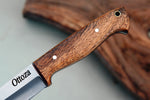 Ottoza 1095 High Carbon Steel Bushcraft Knife & Musket Wood Handle No:402