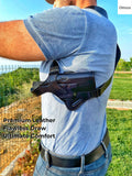 Ottoza Leather Gun Holster for GLOCK (17/19/19X/23) RIGHT Hand Holster No:343