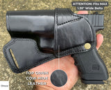 Ottoza Leather Gun Holster for GLOCK (17/19/19X/23) RIGHT Hand Holster No:417
