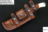 Ottoza Handmade Leather Knife Sheath RIGHT Hand Knife Sheath No:205