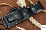 Ottoza Handmade Leather Knife Sheath SIDE DRAW Knife Sheath No:352
