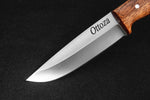 Ottoza 1095 High Carbon Steel Bushcraft Knife & Musket Wood Handle No:402