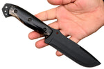 Ottoza Handmade 1095 Carbon Steel Hunting Knife & Cow Horn Handle No:338