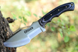 Ottoza Handmade D2 Steel Tracker Knife and Micarta Handle No:373