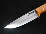 Ottoza 1095 High Carbon Steel Bushcraft Knife & Olive Wood Handle No:405