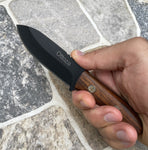 Ottoza Handmade Small Bushcraft / Hunting Knife & Walnut Wood Handle No:370