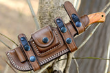 Ottoza Handmade D2 Steel Tracker Knife Olive Wood-Bone Handle No:374