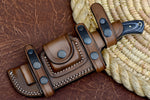 Ottoza Handmade D2 Steel Tracker Knife and Micarta Handle No:373