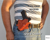 Ottoza Leather Gun Holster for GLOCK (17/19/19X/23) RIGHT Hand Holster No:243