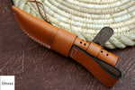 Ottoza Handmade Leather Knife Sheath SIDE DRAW Knife Sheath No:334