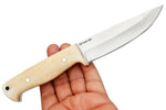 Ottoza 1095 High Carbon Steel Bushcraft Knife & Bone Handle No:391