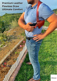 Ottoza Leather Gun Holster for GLOCK (17/19/19X/23) RIGHT Hand Holster 301