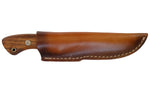 Ottoza Handmade Small Bushcraft / Hunting Knife & Walnut Wood Handle No:370